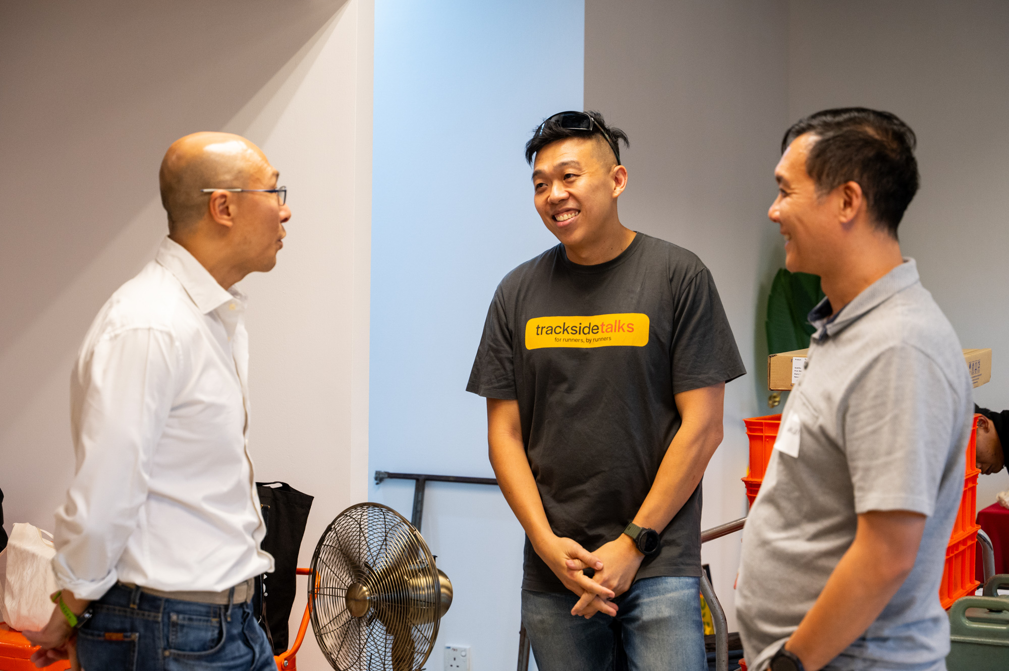 TracksideTalks runner community networking Singapore