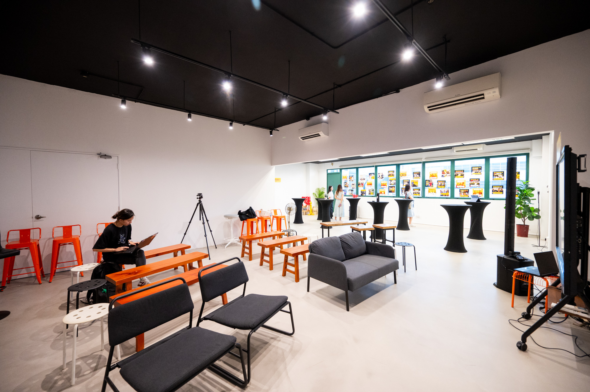 Flashbob Studio venue setup for TracksideTalks event