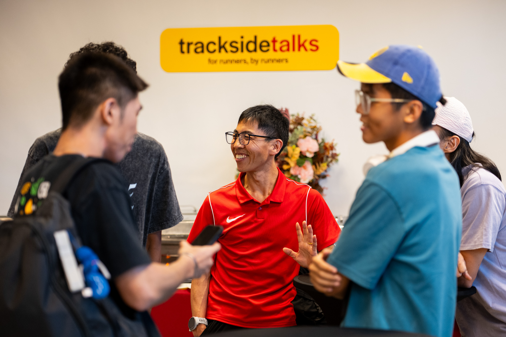 Singapore running community chat TracksideTalks event